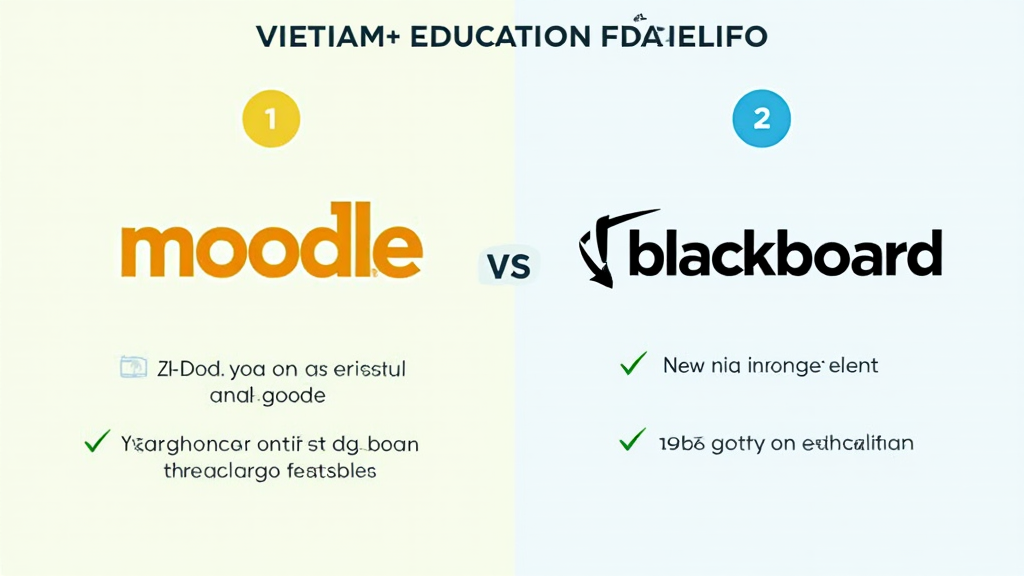 compare moodle vs blackboard for vietnam
